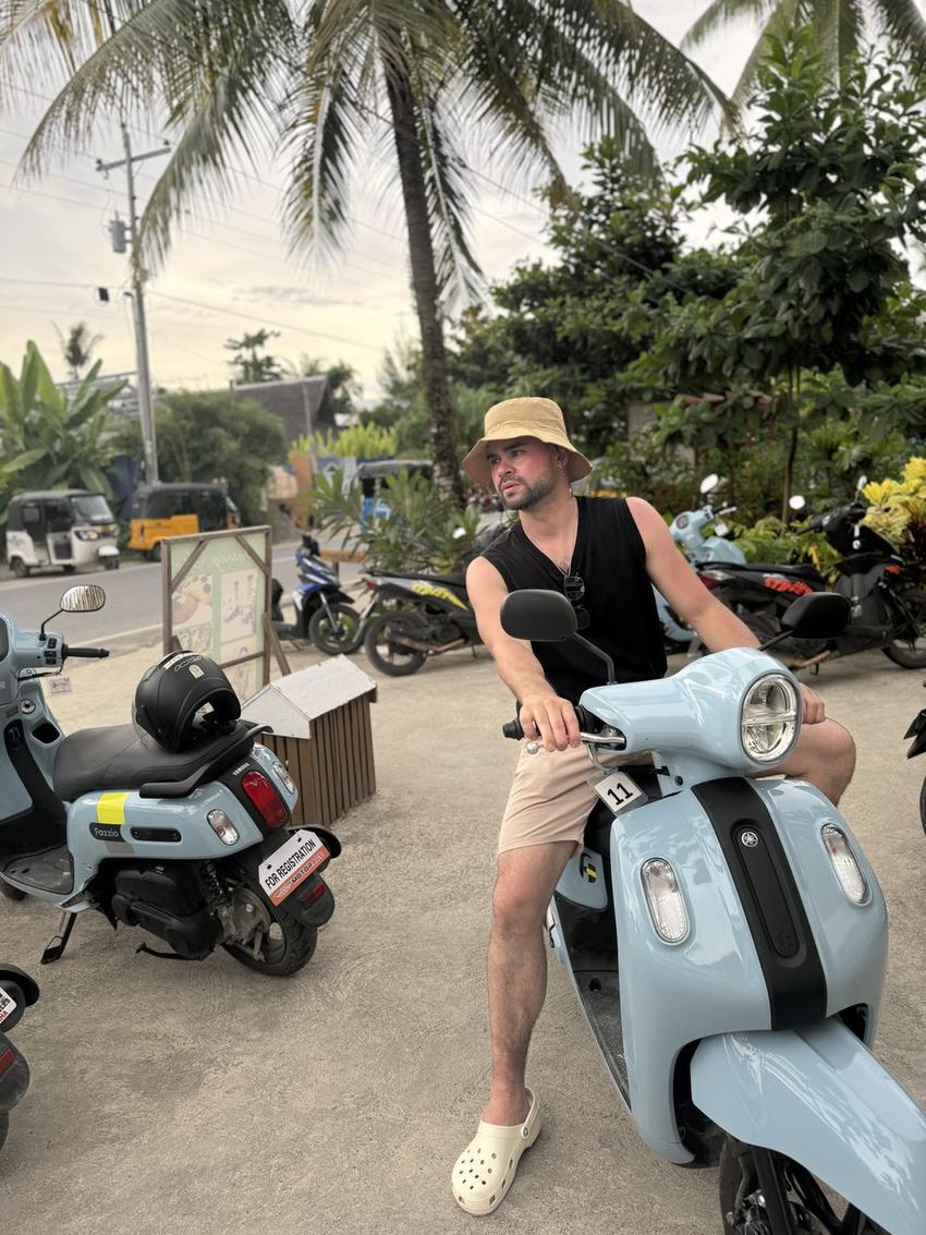 Daniel in the Philippines, where Assistry's assistants are based