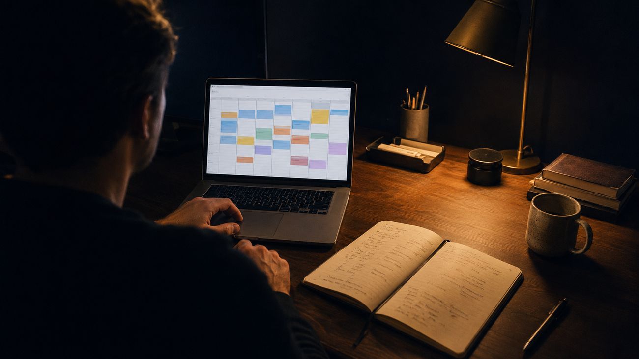 Virtual assistant managing appointments in a business calendar